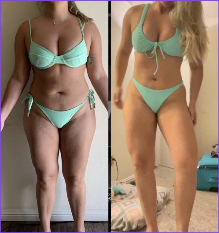 Gabi Wellness client training transformation.