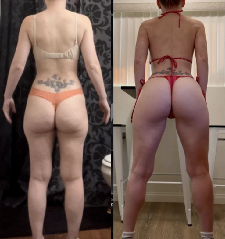 Gabi Wellness client training transformation.